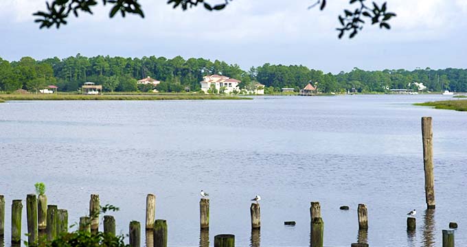 waterfront view