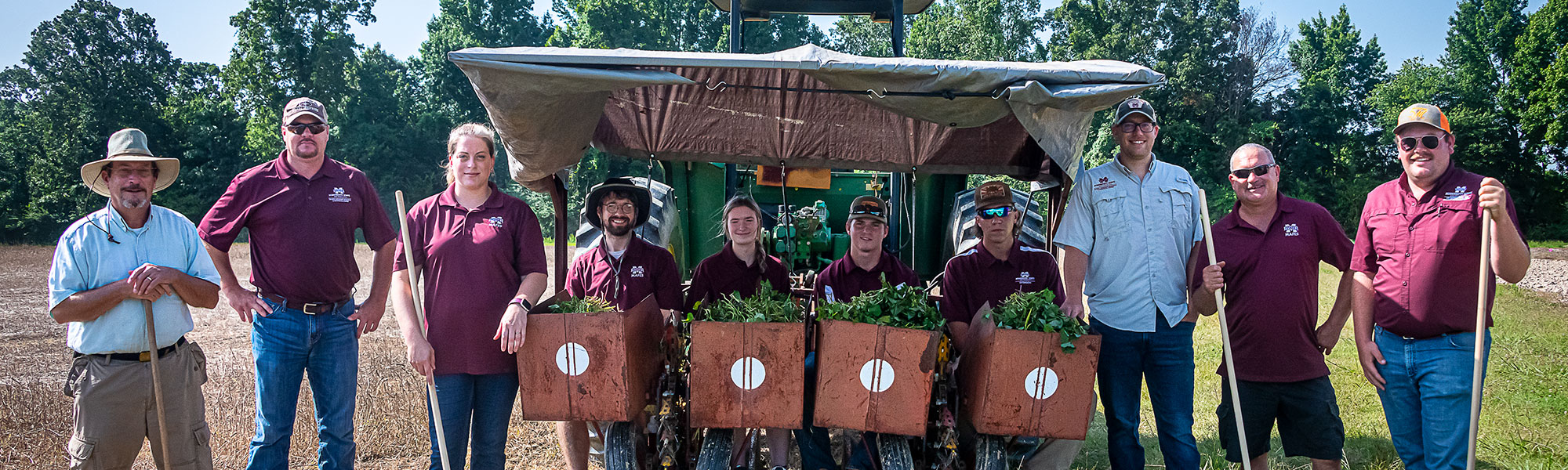 staff at the Pontotoc Ridge-Flatwoods Branch Experiment Station