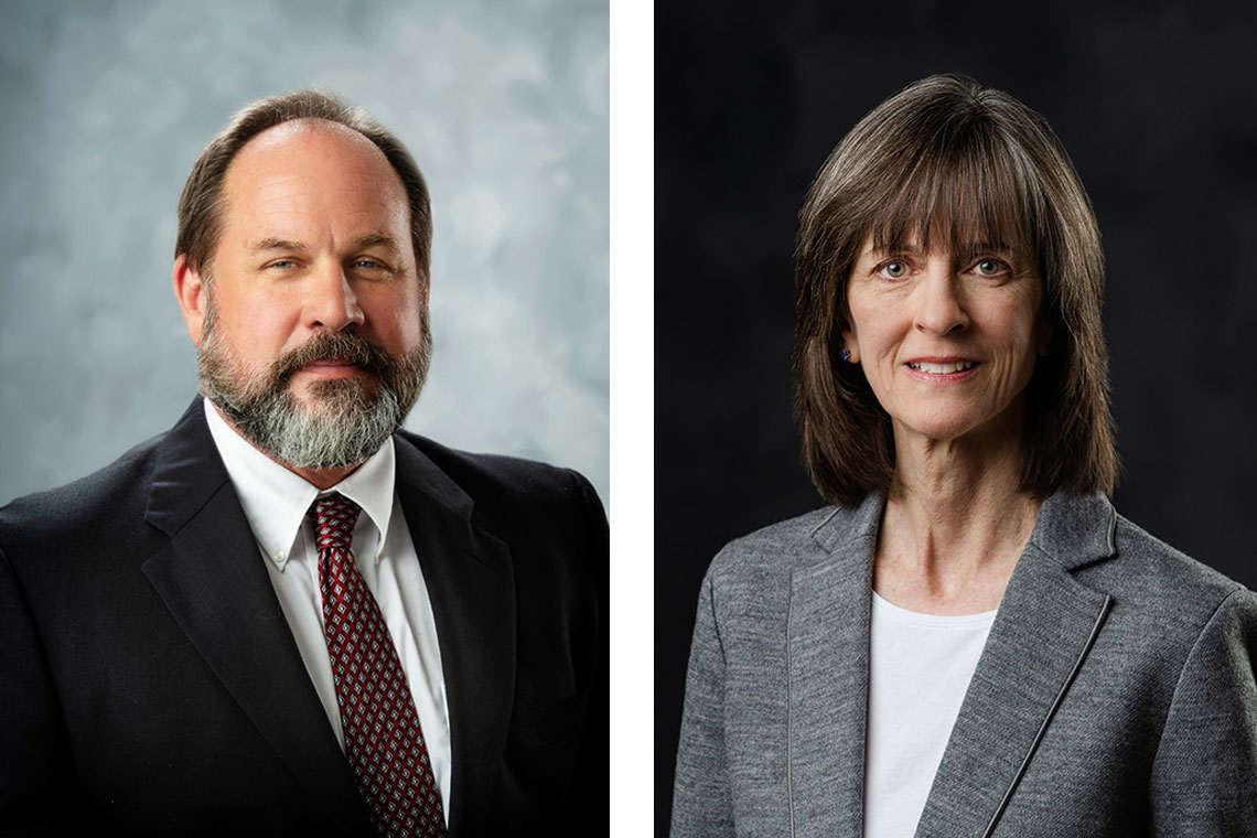 Drs. Brian Baldwin and Nancy Reichert